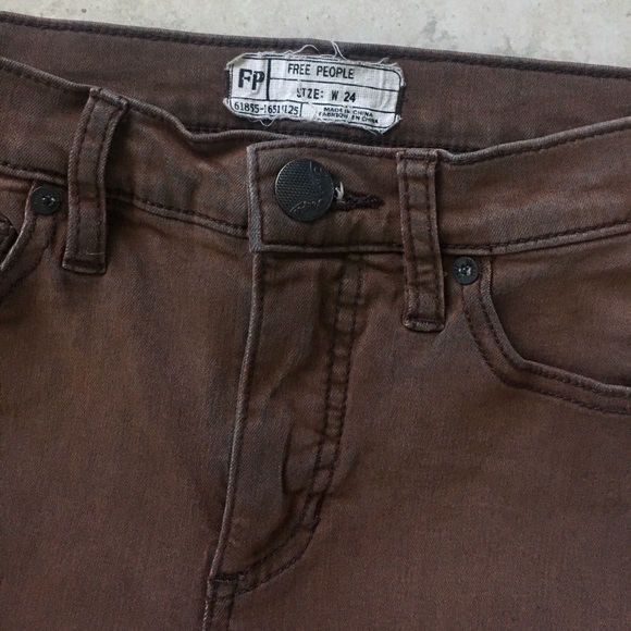 womens rust jeans